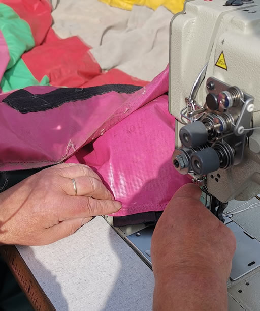 Commercial inflatable and bouncy castle repairs in Wales